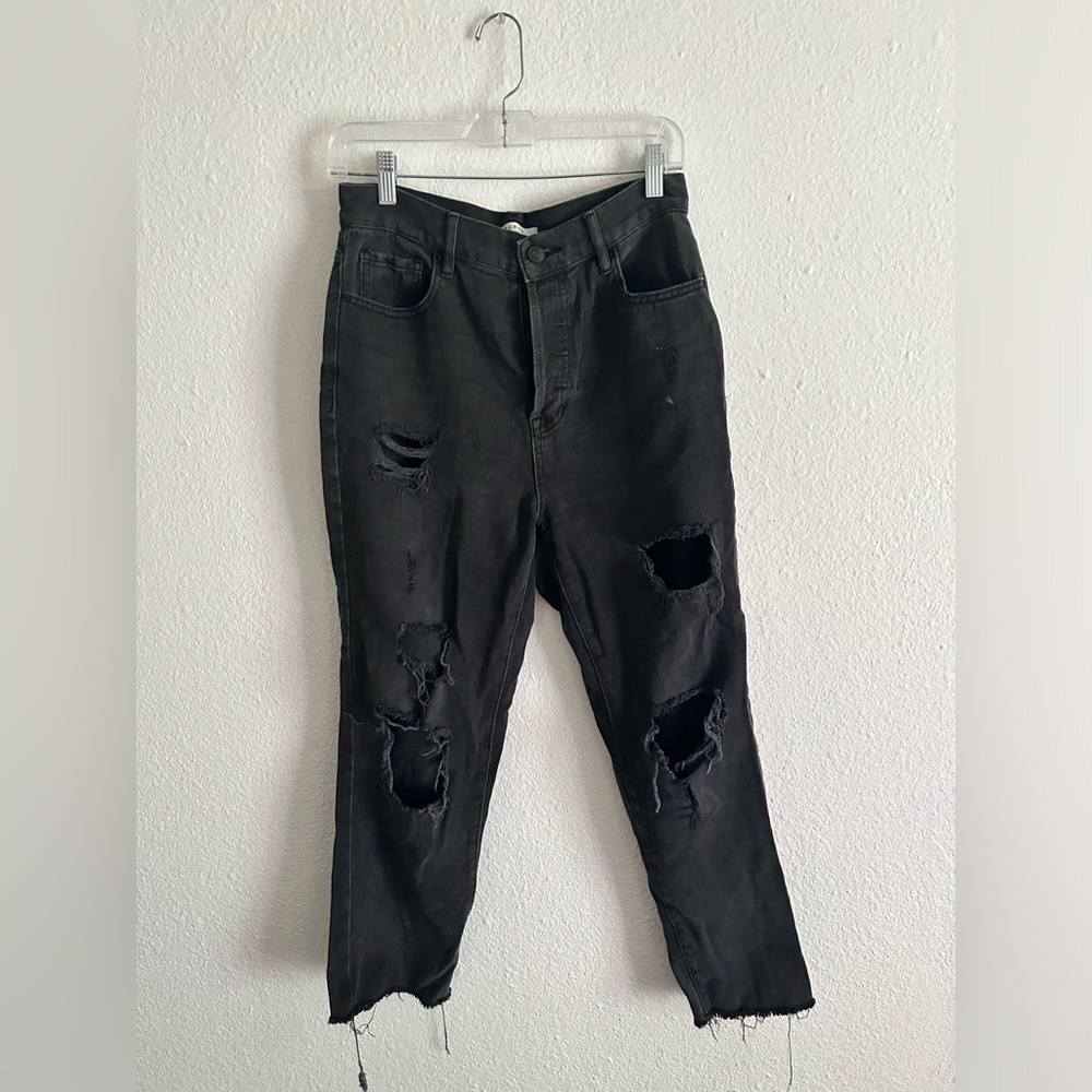 Pacsun Black Ripped Jeans, Barely Worn